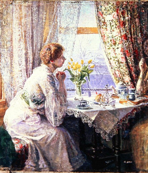 Frokostbordet av Harold Gilman
