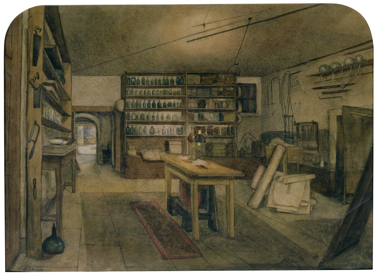 Faradays elektromagnetiske laboratorium, 1852 av Harriet Jane Moore