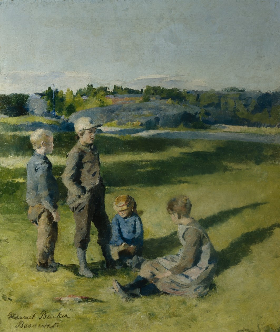 Barn, Bossevik av Harriet Backer
