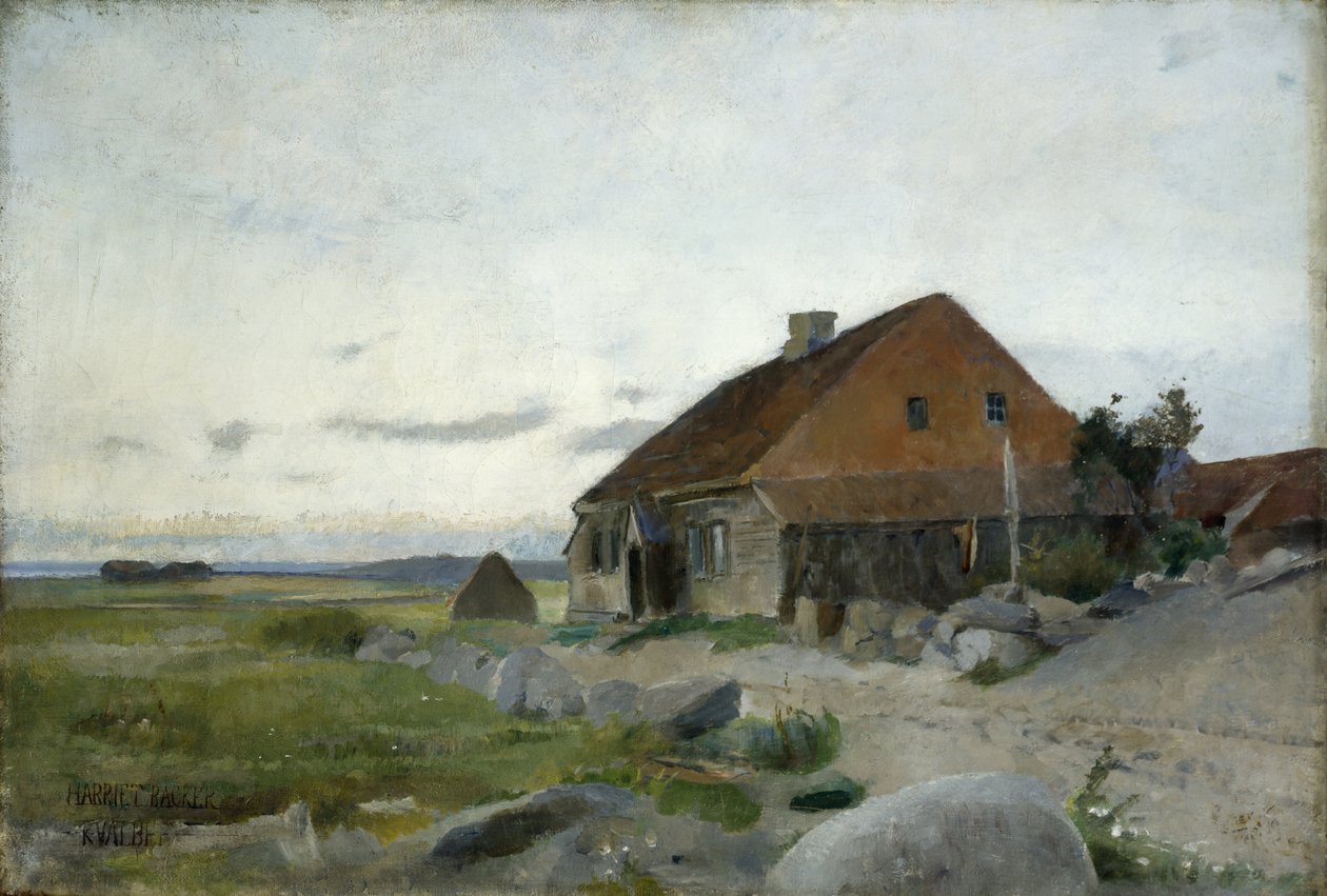 Fra Kvalbein (olje på lerret) av Harriet Backer