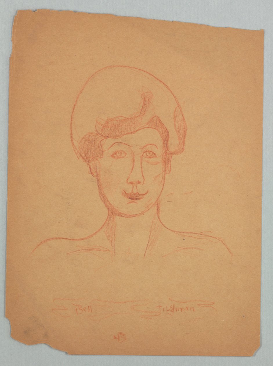 Studie for portrett, Bell Tilghman av Harriet Blackstone