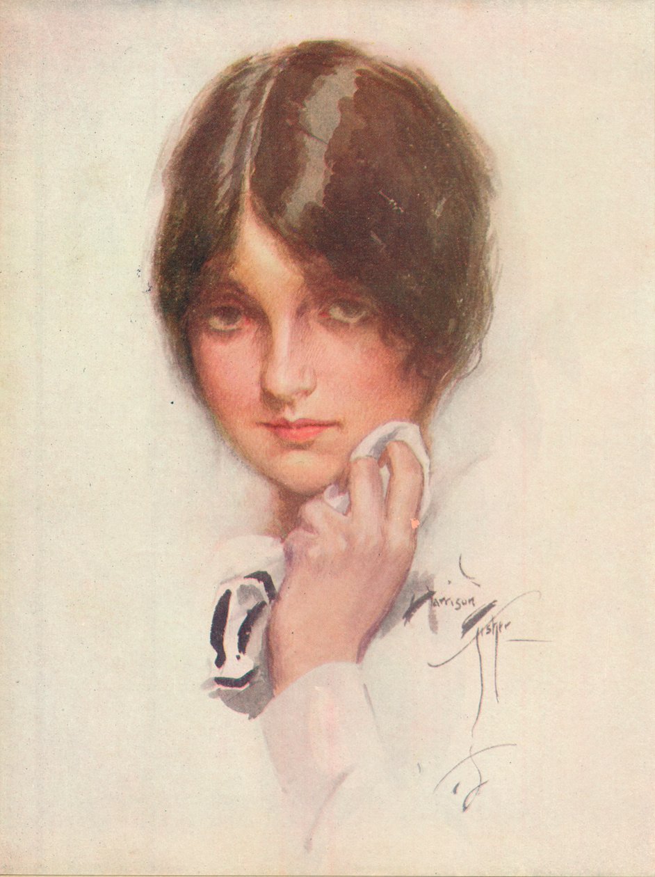 En studie, c1914, 1914 av Harrison Fisher