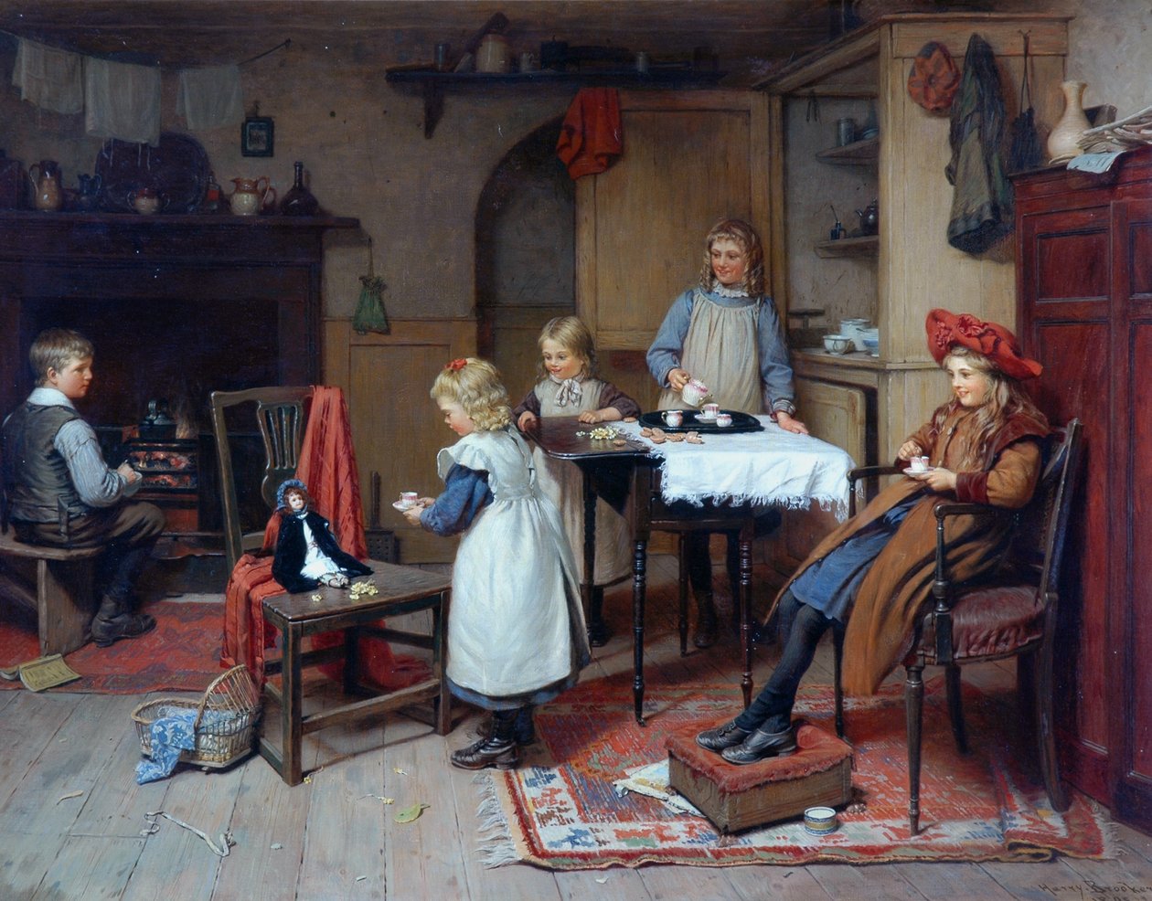 Ettermiddags te av Harry Brooker