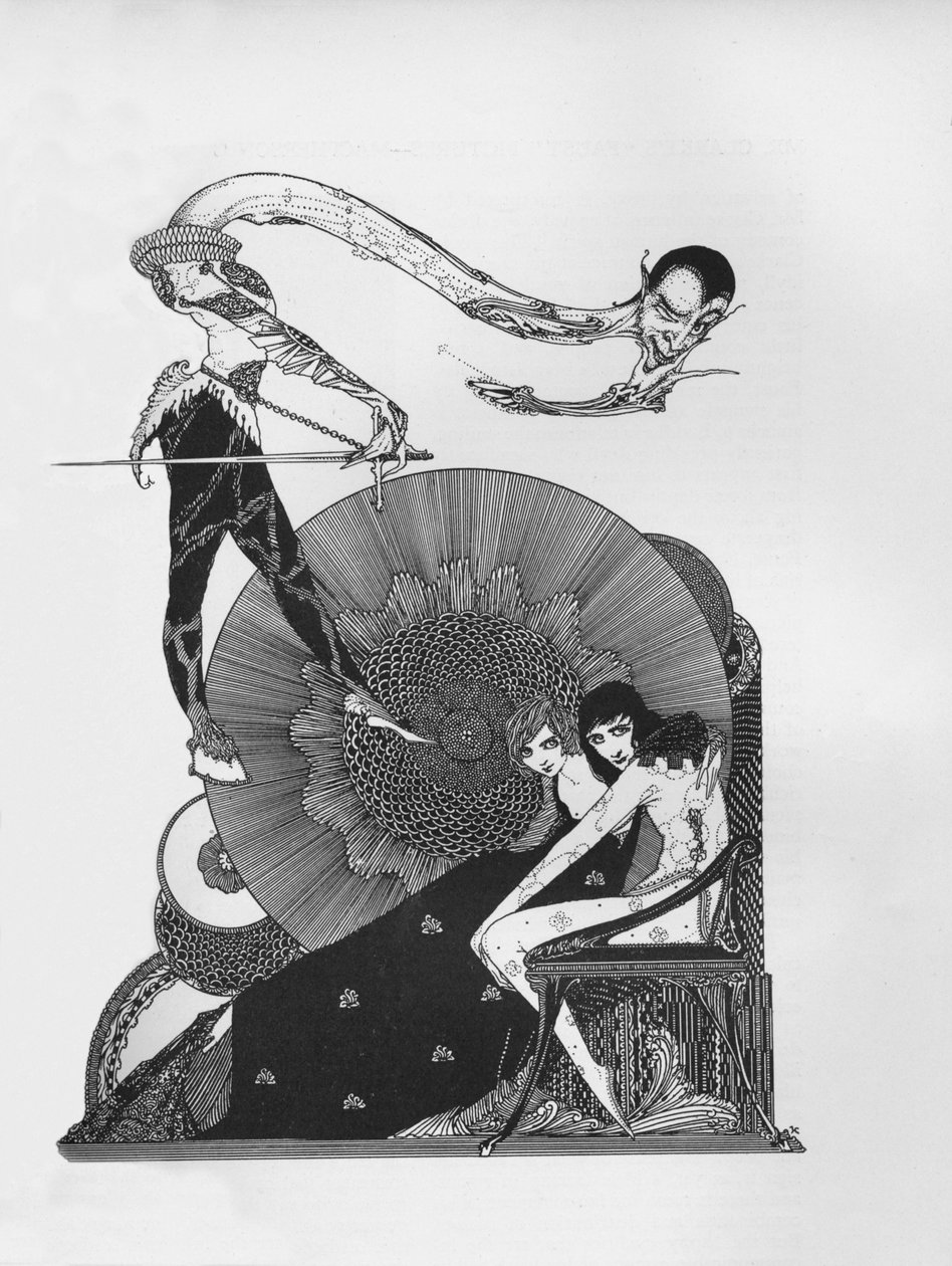 Halvtittel av Goethes Faust, 1925 av Harry Clarke