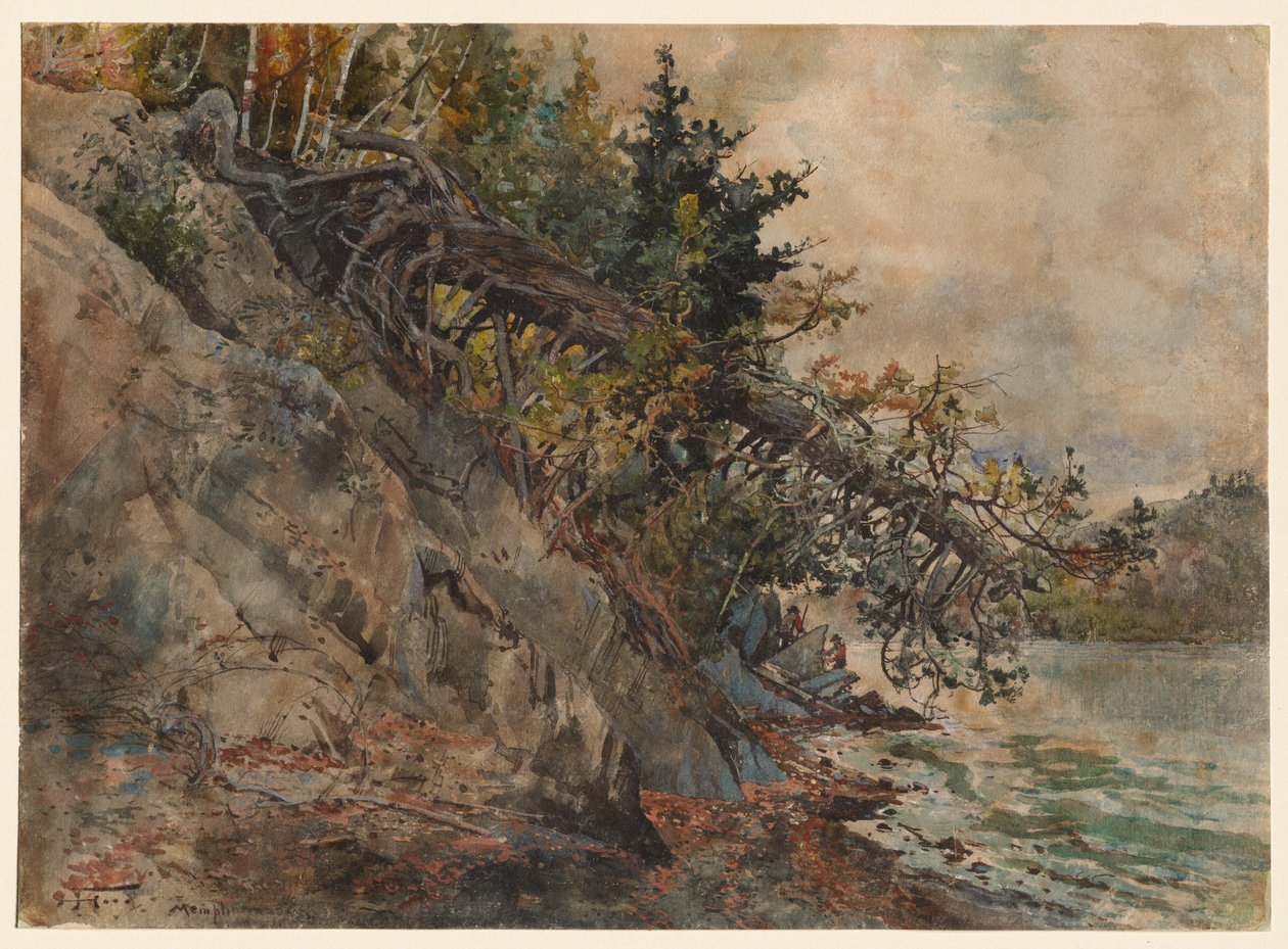 Lake Memphremagog, ca. 1880-tallet. av Harry Fenn