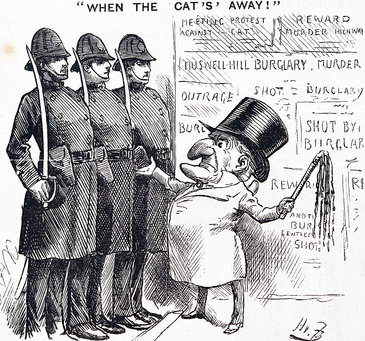 Når katten er borte av Harry Furniss
