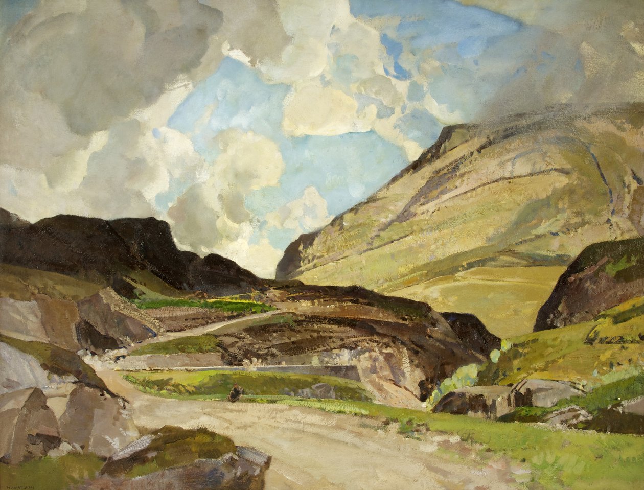The Pass of Glencoe (olje på lerret) av Harry Watson
