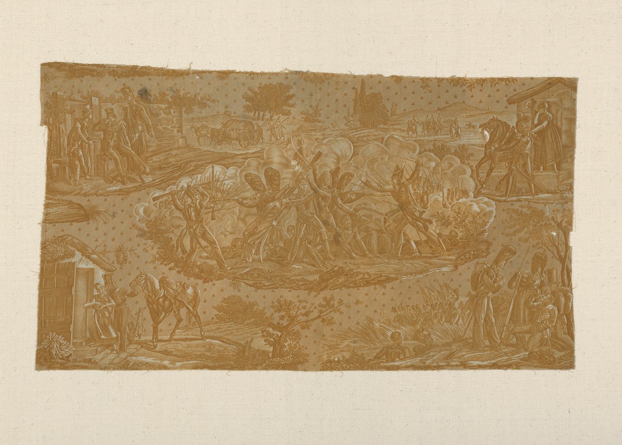 Cambronne at Waterloo (møbelstoff) av Hartmann et Fils