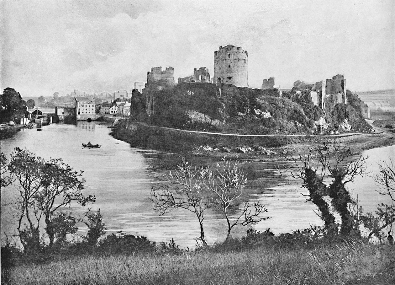 Pembroke Castle, c1896 av Harvey Barton