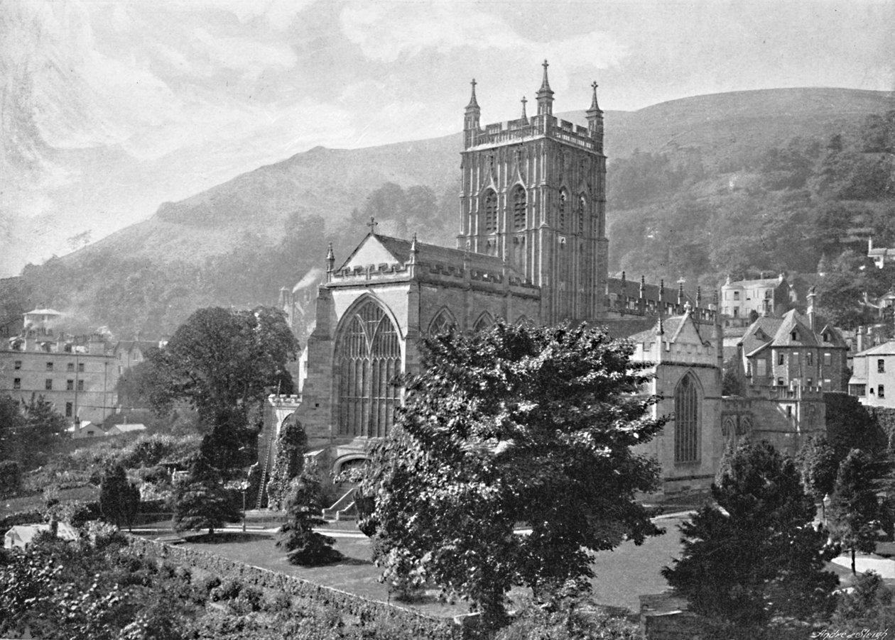 Priory Church, Great Malvern, c1896 av Harvey Barton