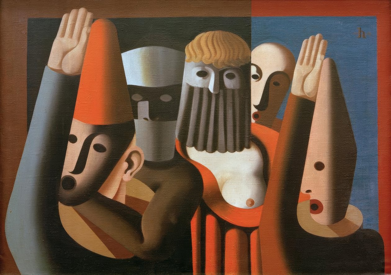 Masker av Heinrich Hoerle