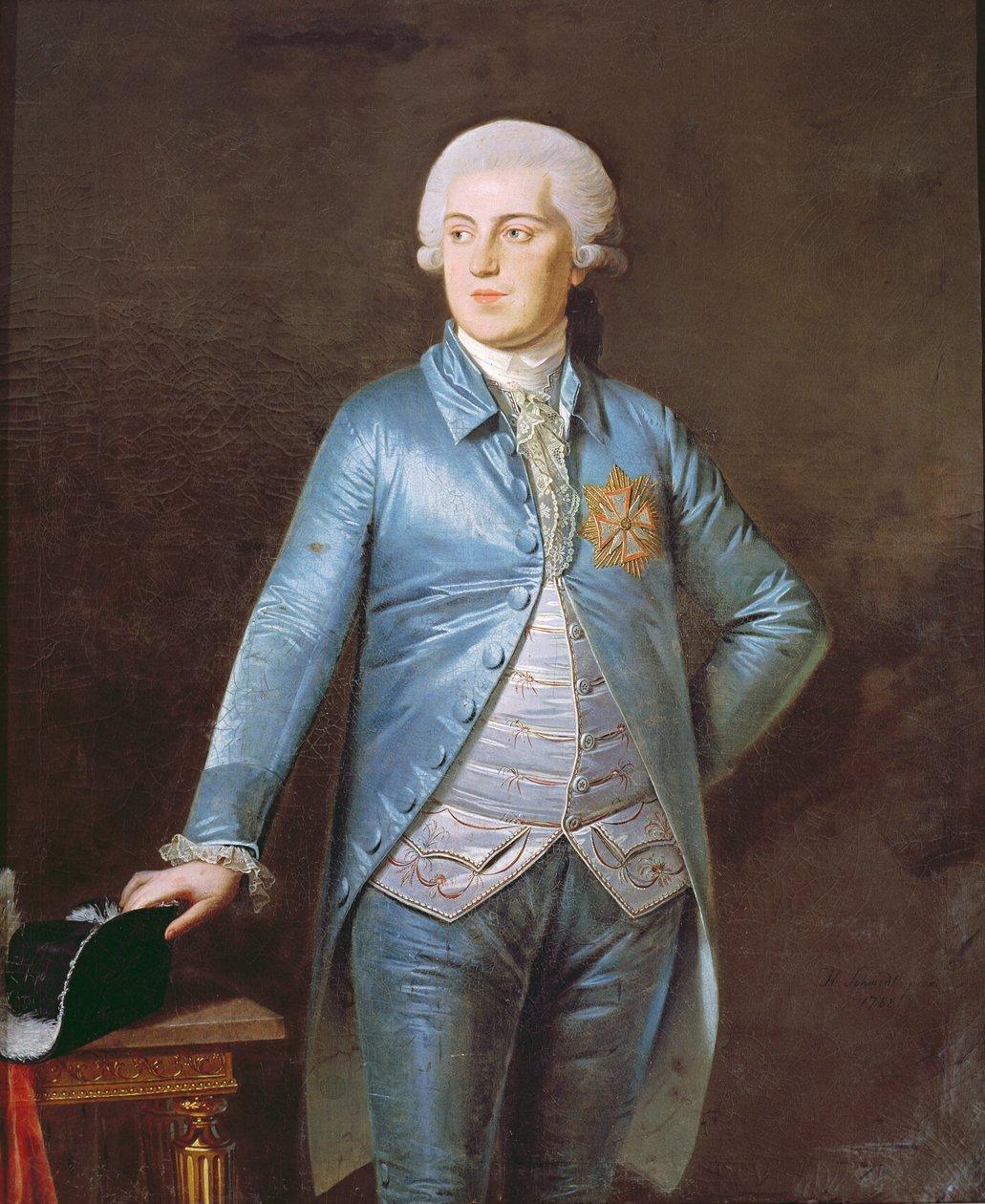 Christian VII (1749-1808) 1788 av Heinrich Schmidt