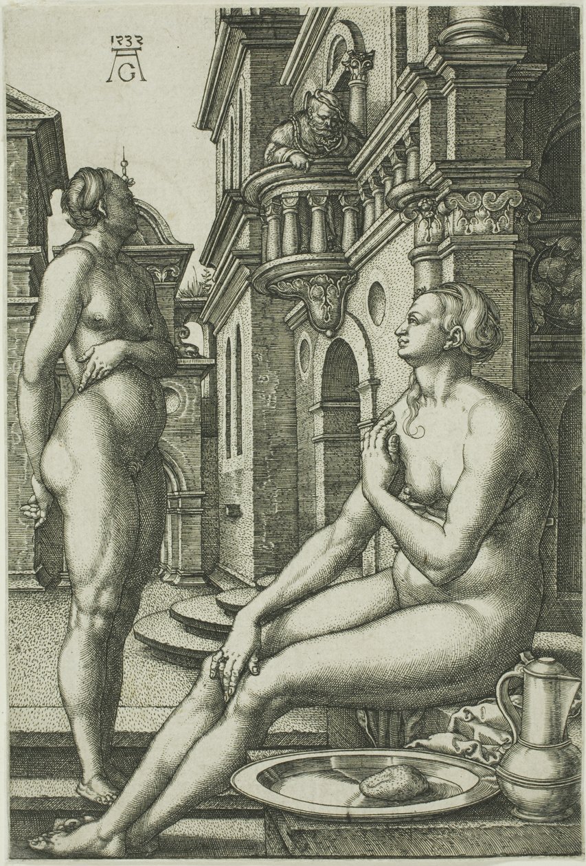Batseba ved badet av Heinrich Aldegrever