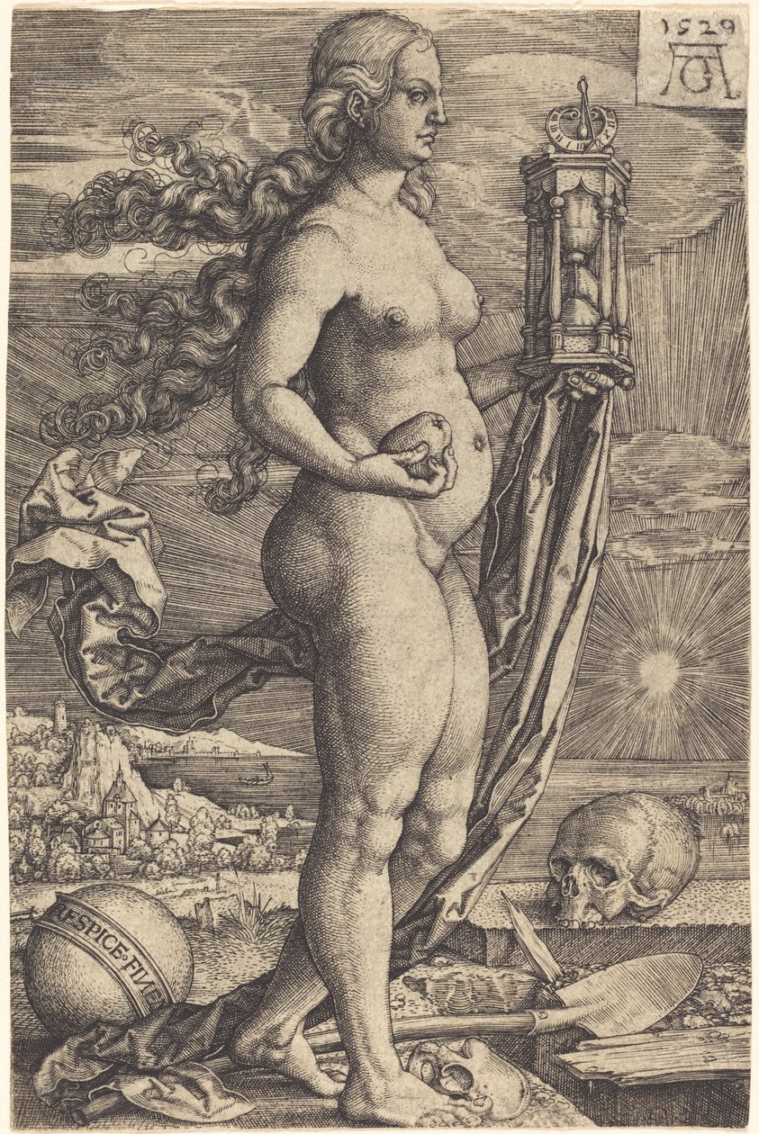 De dødes minne, 1529. av Heinrich Aldegrever