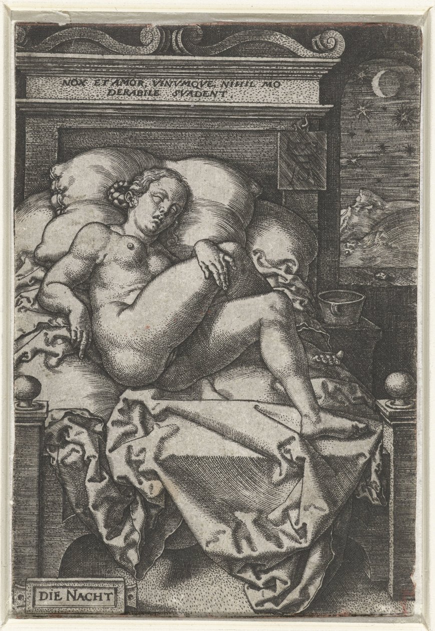 Natten That Night (tittel på objekt) av Heinrich Aldegrever