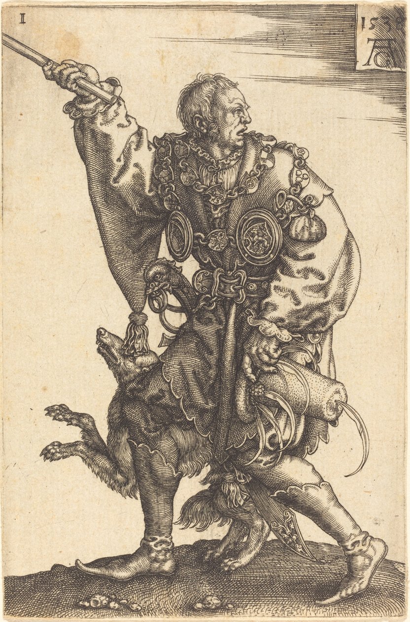 Store bryllupsdansere, 1538. av Heinrich Aldegrever