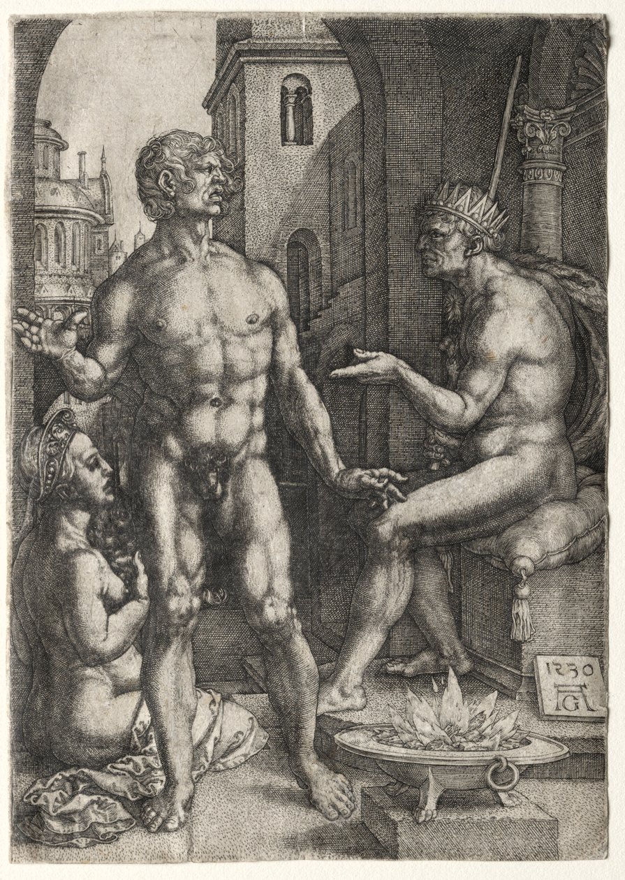 Mucius Saevola av Heinrich Aldegrever