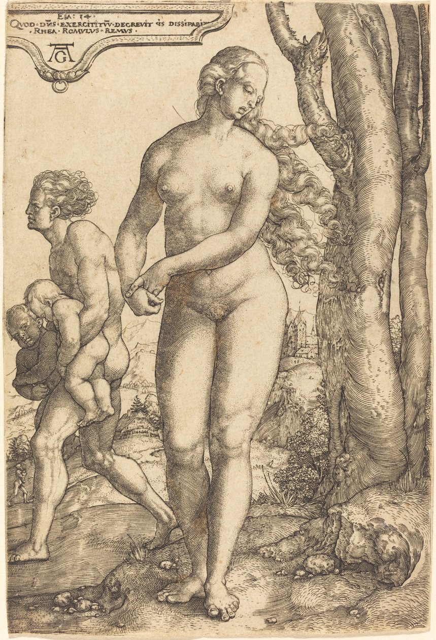 Rhea Silvia av Heinrich Aldegrever