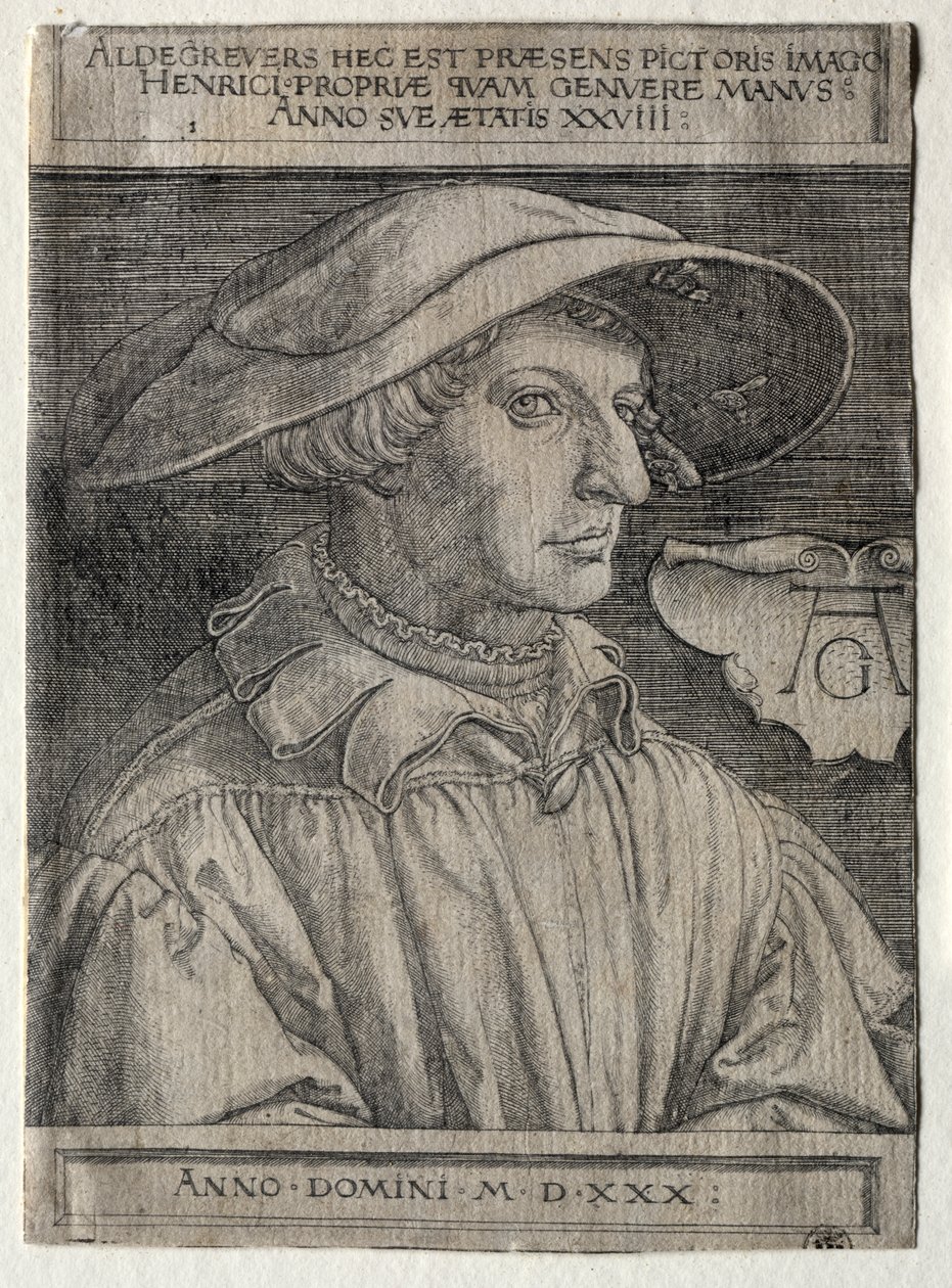 Selvportrett av Heinrich Aldegrever