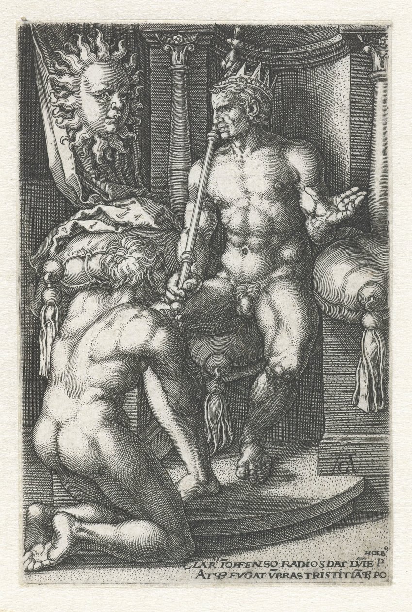 Sol Apollo The Seven Planets (serietittel) av Heinrich Aldegrever