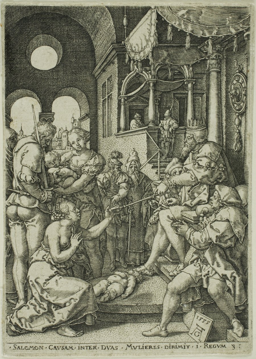 Salomos dom av Heinrich Aldegrever