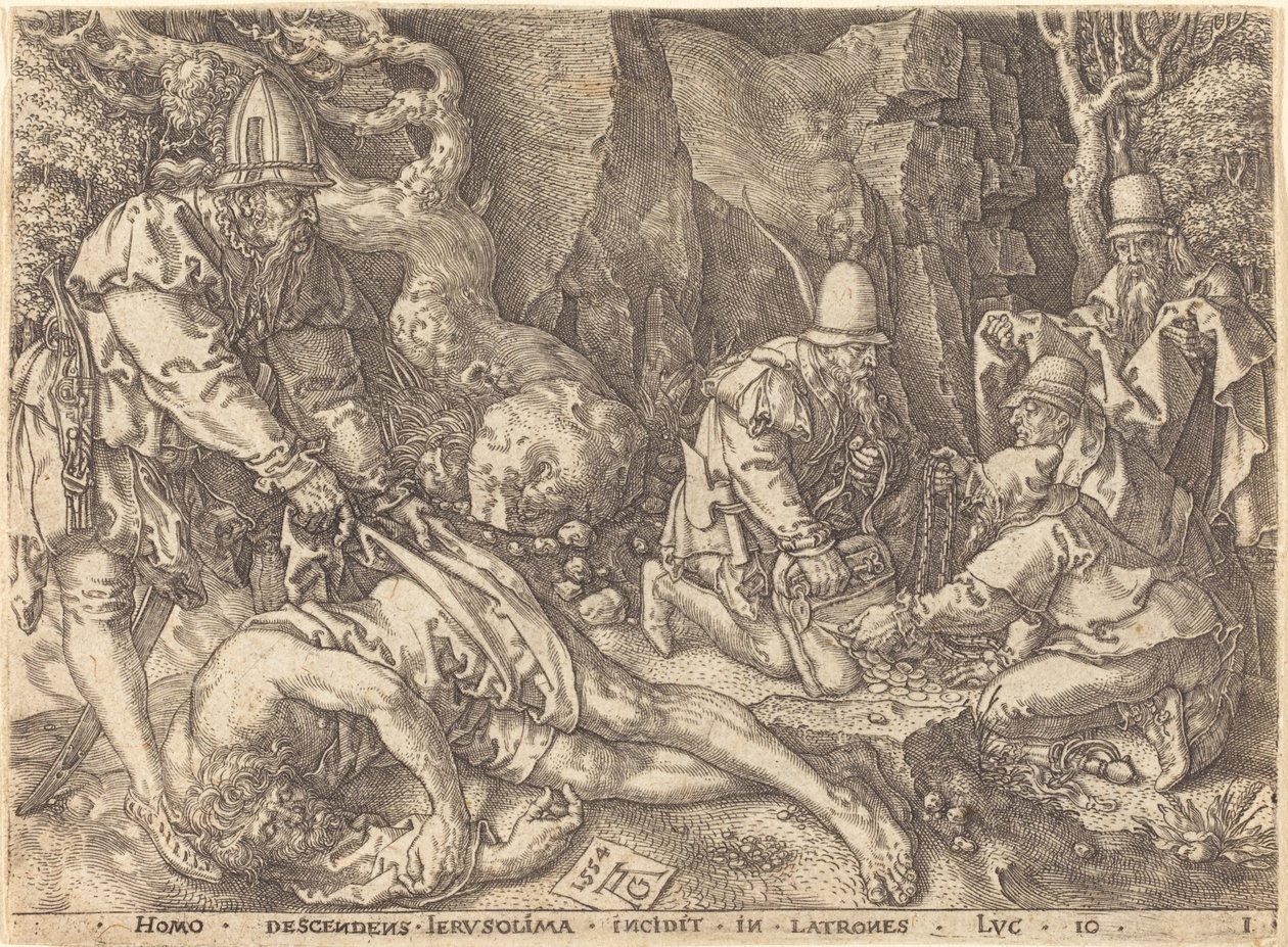 Reisende blant tyver av Heinrich Aldegrever