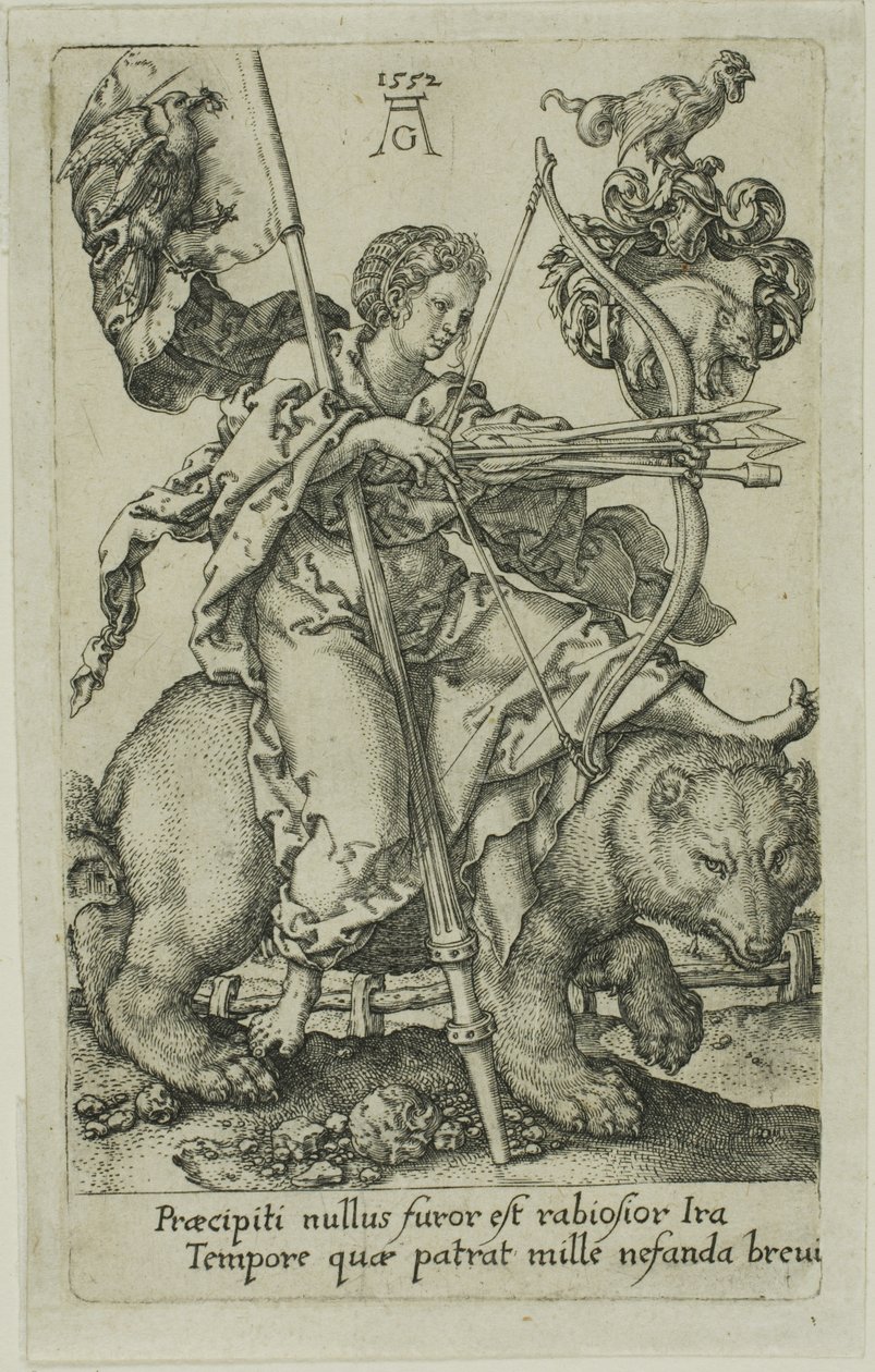 Vrede, fra lastene av Heinrich Aldegrever