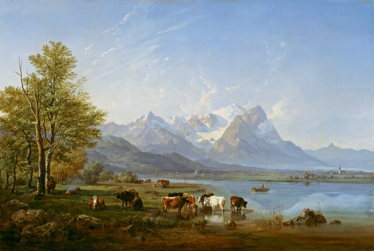 Garmisch-dalen av Heinrich Burkel