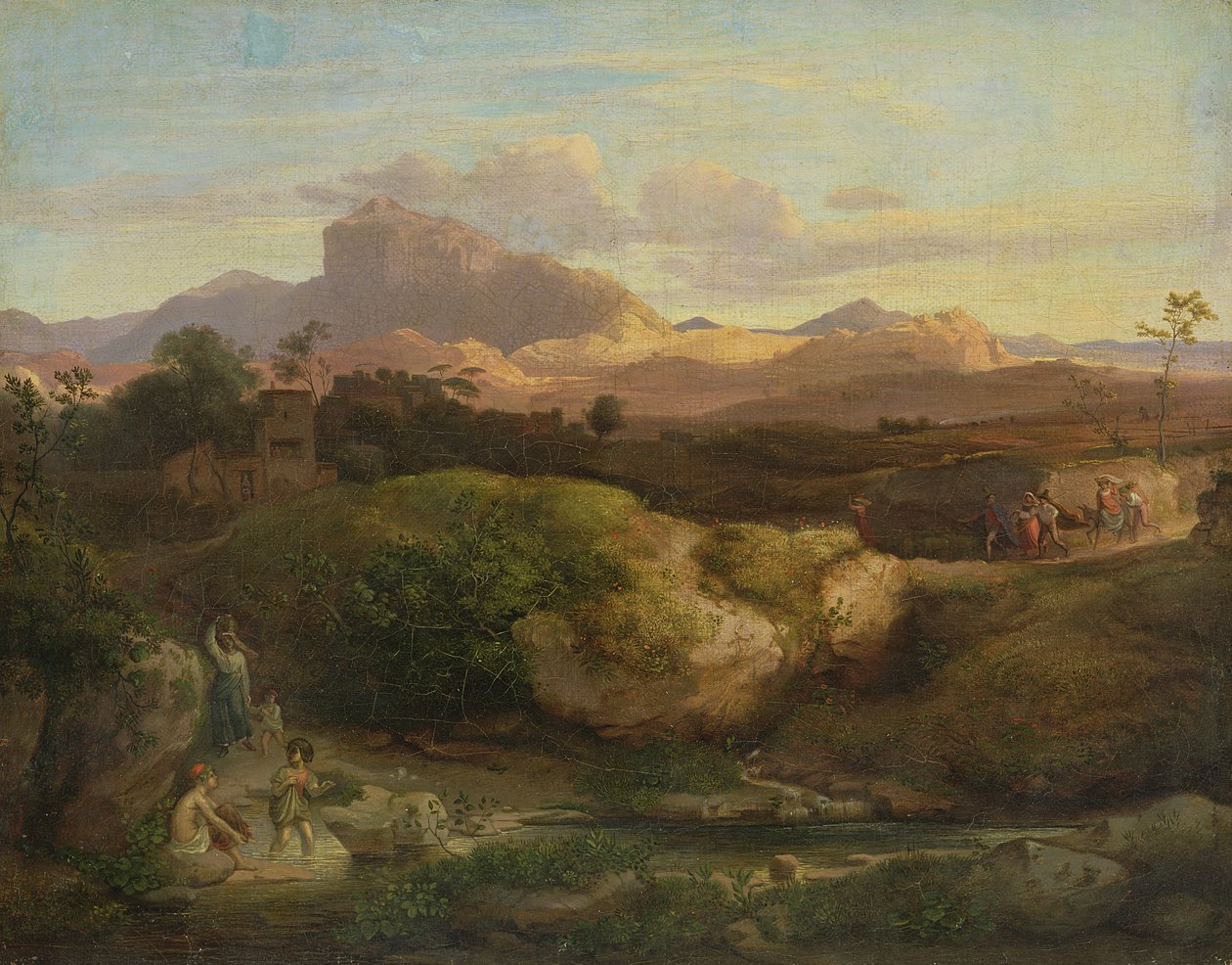 Romersk landskap av Heinrich Dreber