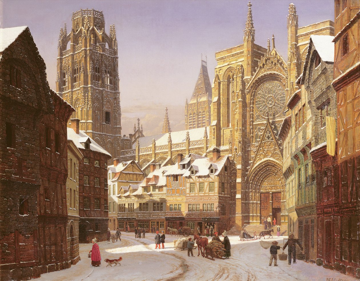 Den nederlandske katedralbyen av Heinrich Hansen