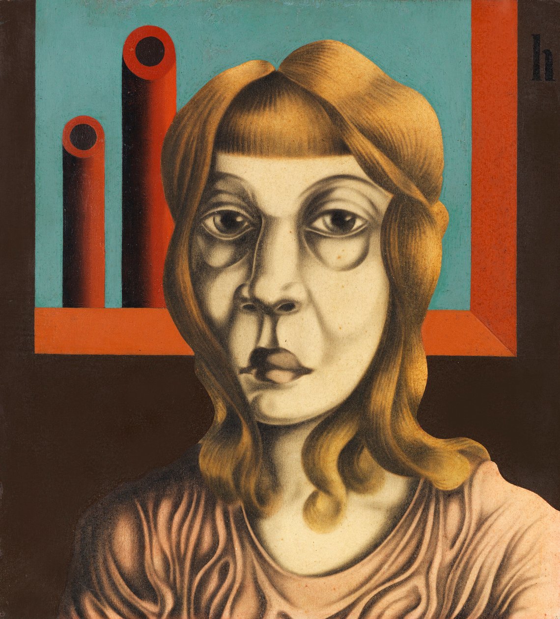 Fabrikkarbeider, 1926. av Heinrich Hoerle