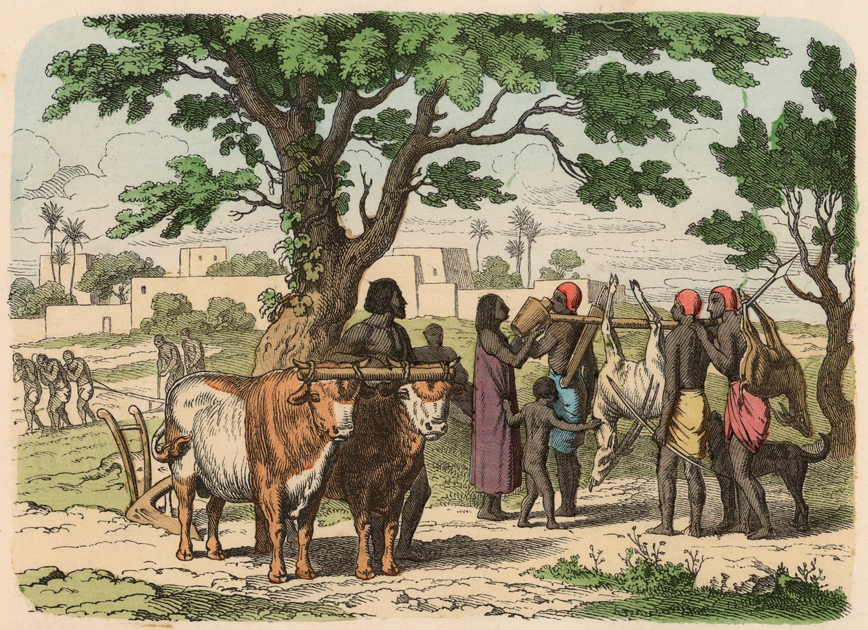 Det gamle Egypt: jordbruk og jakt av Heinrich Leutemann