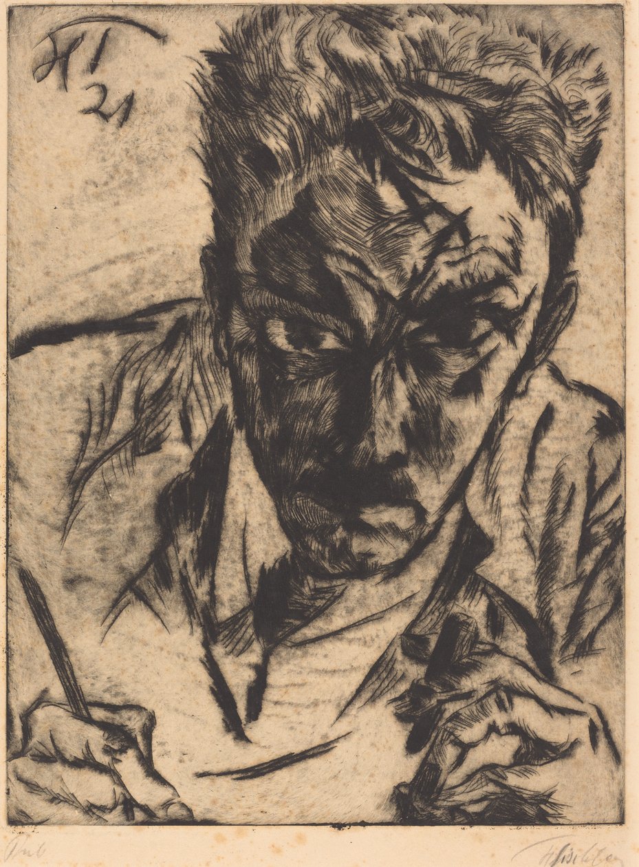 Selvportrett av Heinrich Tischler