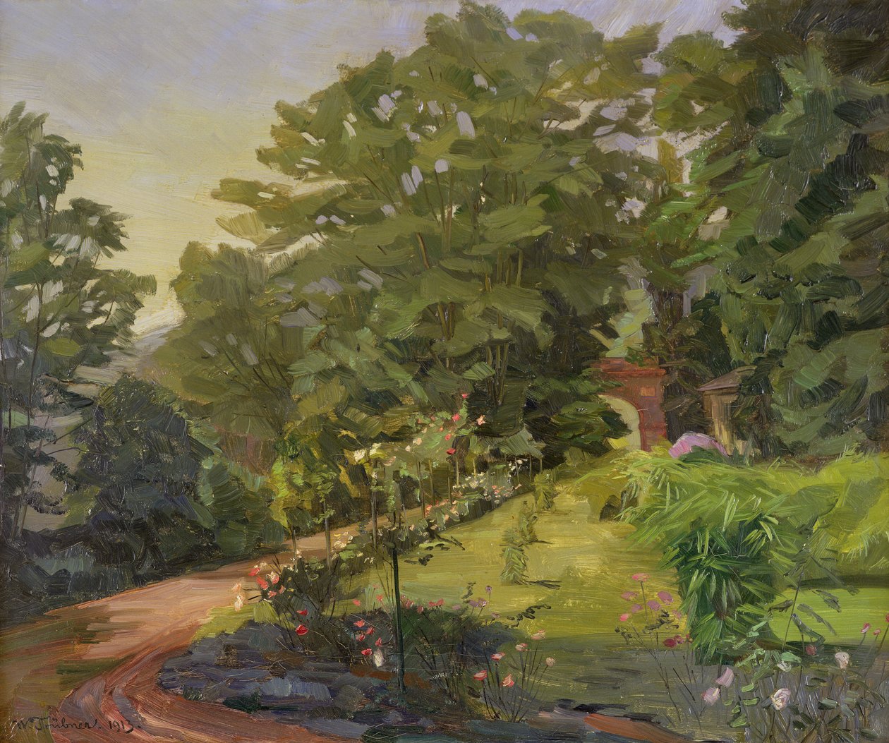 Rosehage av Heinrich Wilhelm Truebner