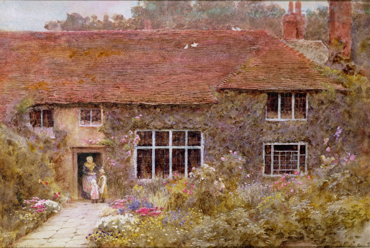 En Surrey Cottage av Helen Allingham