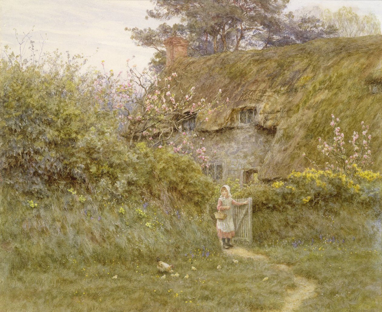 Våren av Helen Allingham