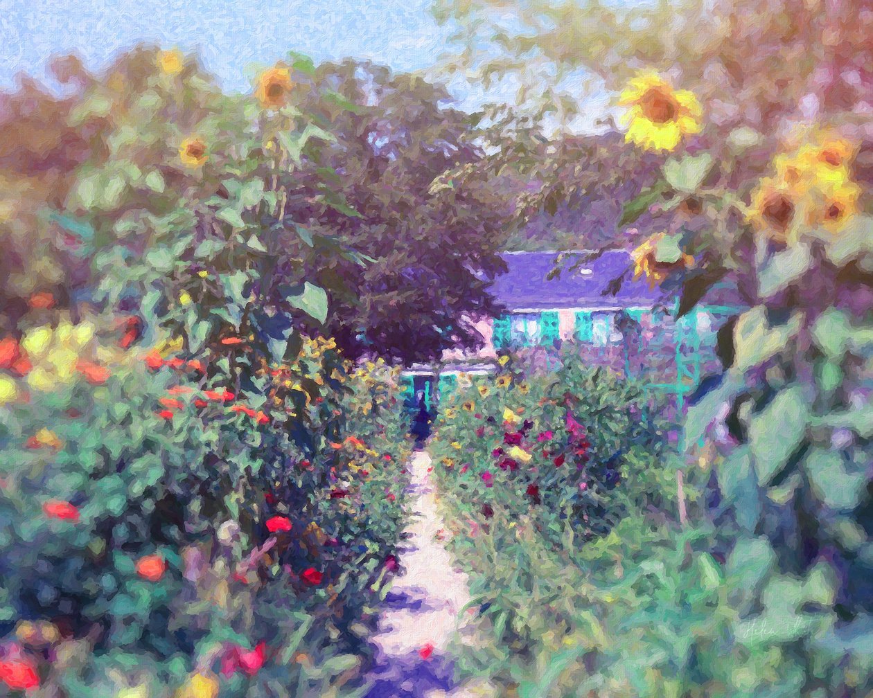 Giverny in Bloom, 2018, av Helen White