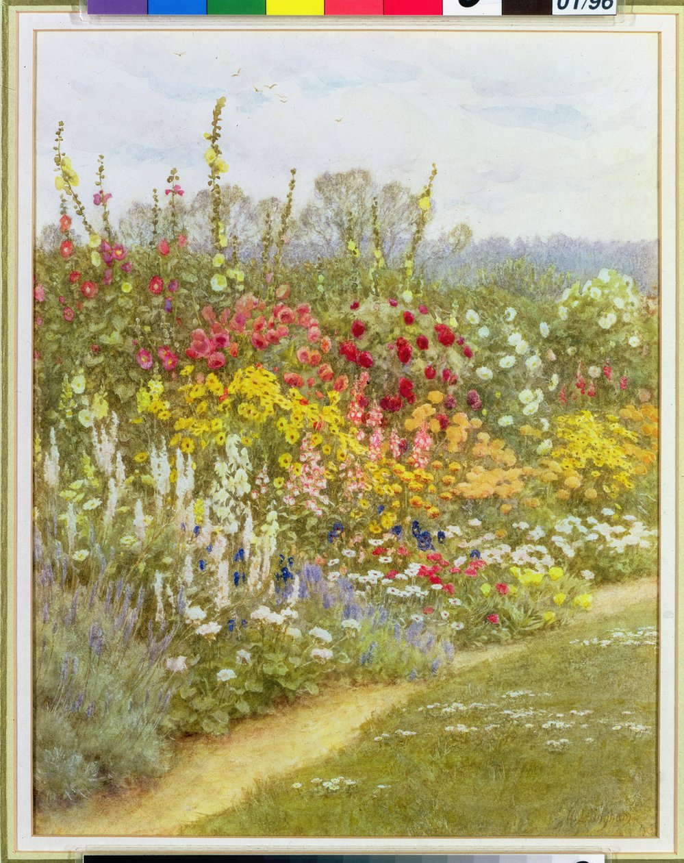En urteaktig kant av Helen Allingham
