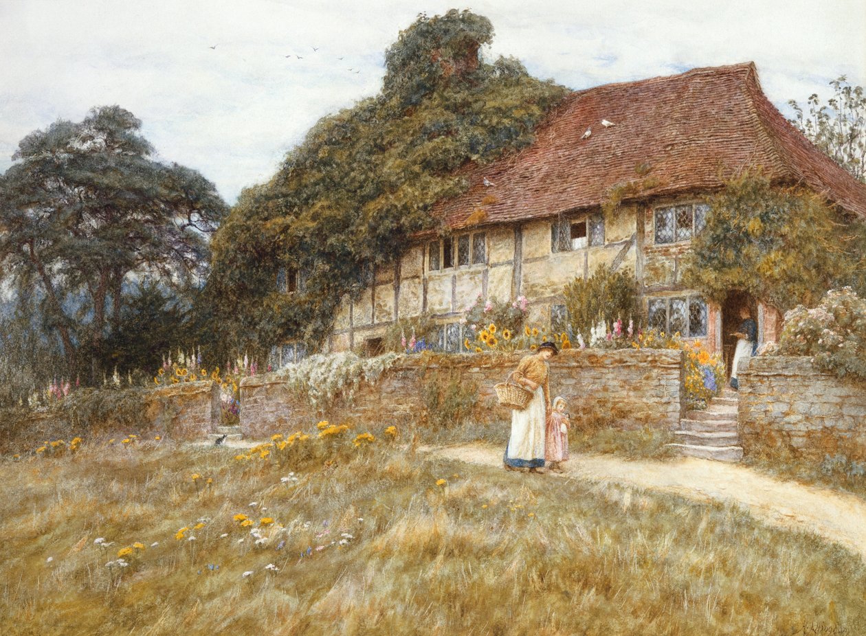 På Stedham nær Midhurst av Helen Allingham