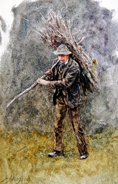 Master Hardy, gartner hos Witley av Helen Allingham