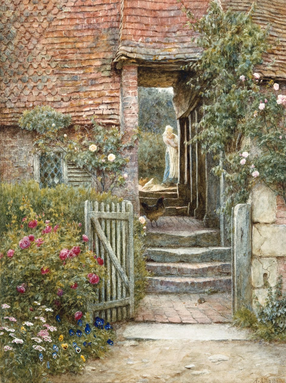 Under Old Malthouse, Hambledon, Surrey av Helen Allingham