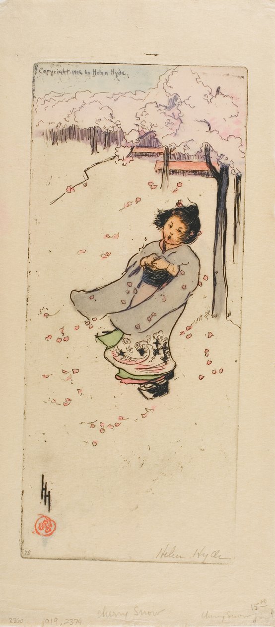 Kirsebærsnø av Helen Hyde