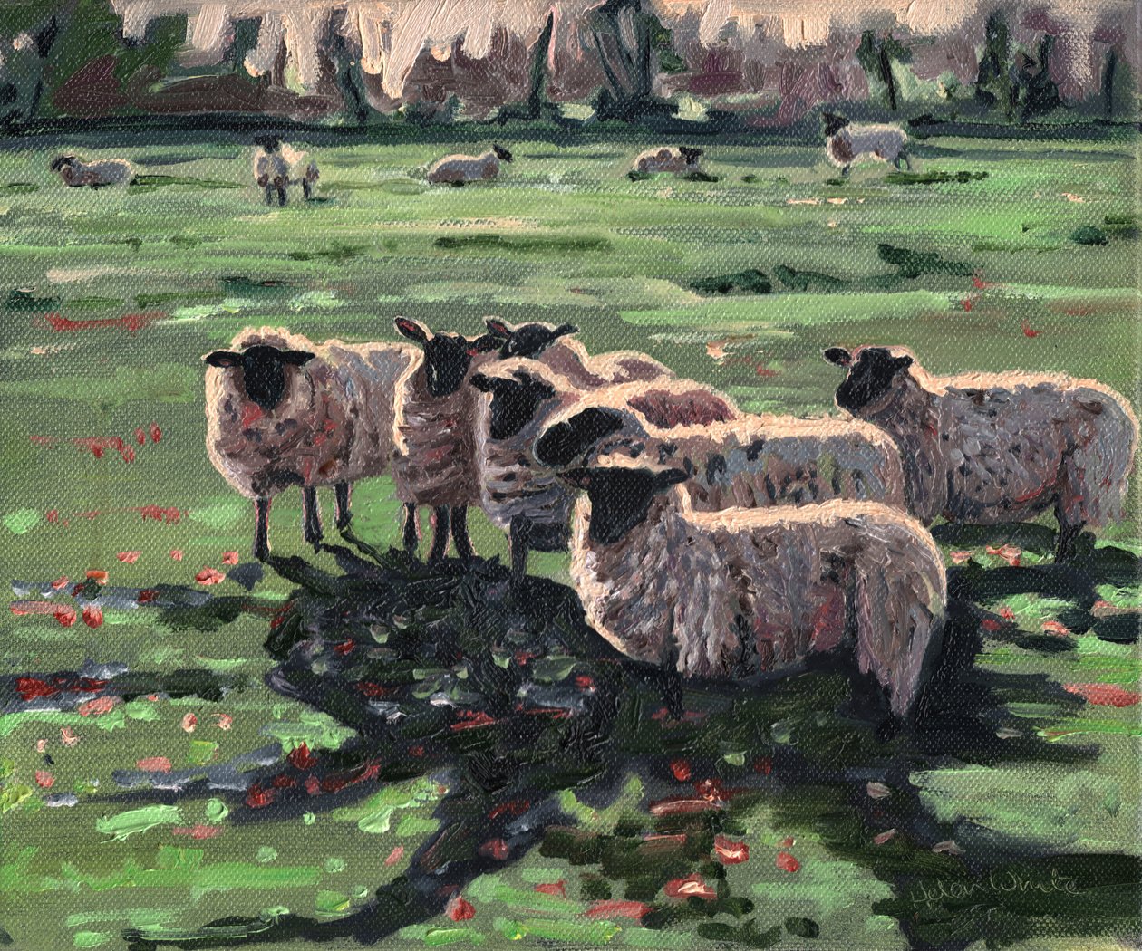 Nysgjerrig flokk I, 2009, av Helen White