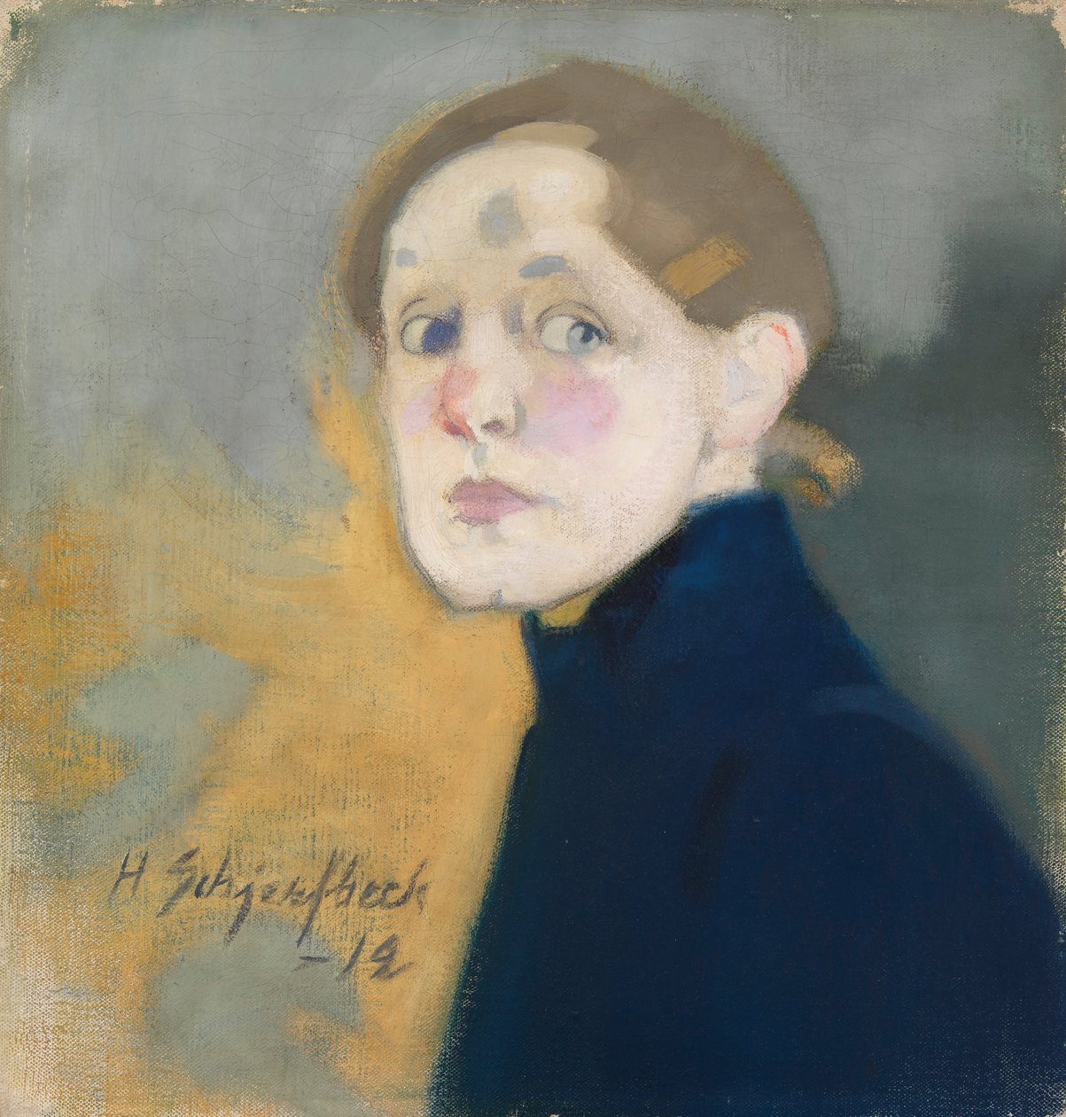 Selvportrett, 1912. av Helene Schjerfbeck