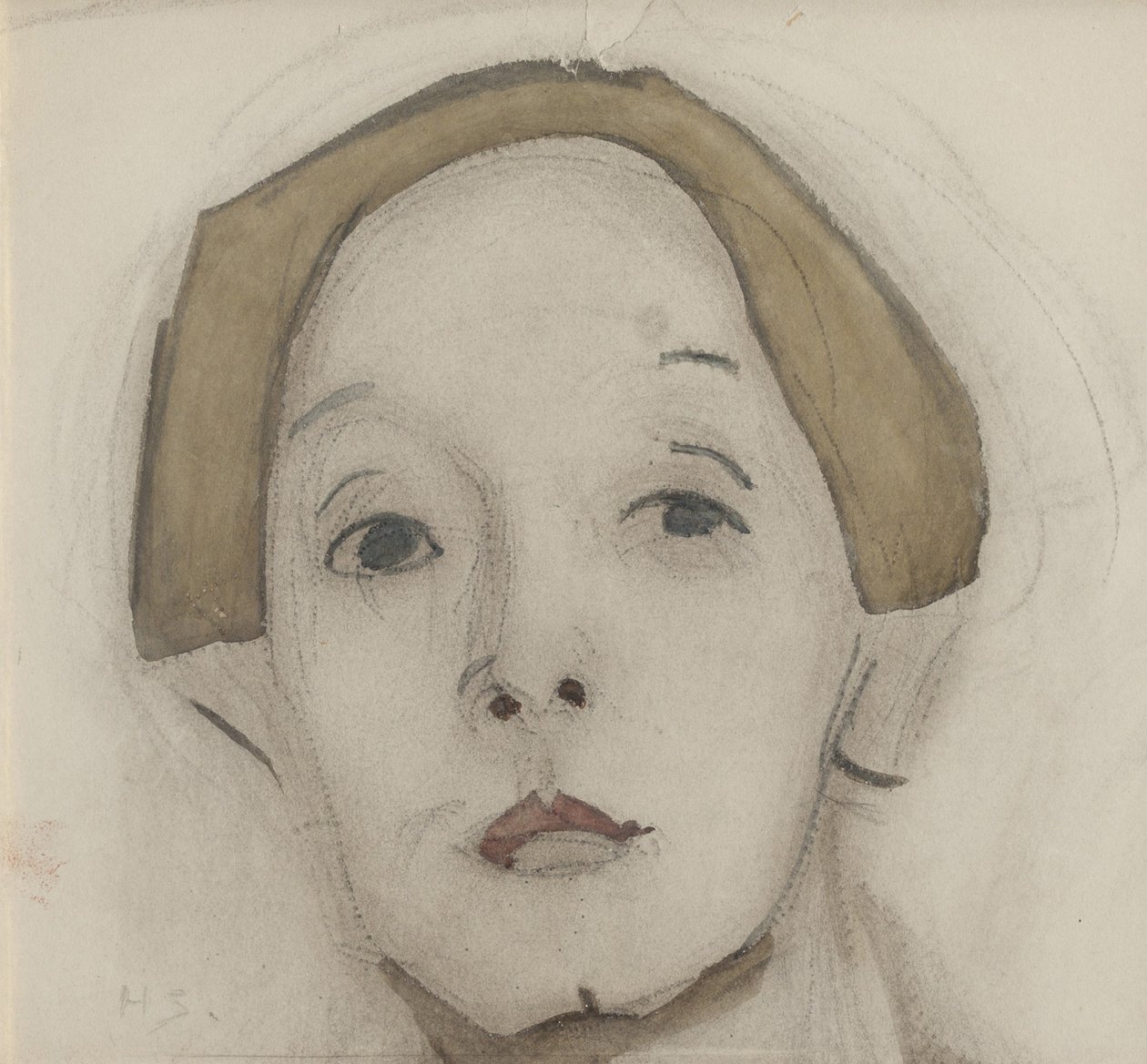 Selvportrett, 1915. av Helene Schjerfbeck