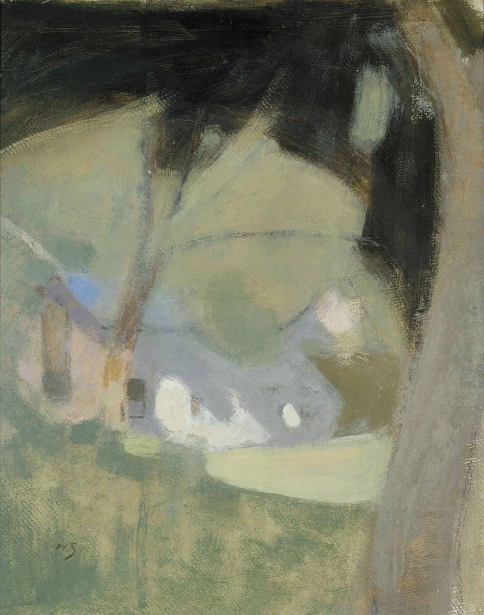 The Old Brewery Composition, 1918. av Helene Schjerfbeck