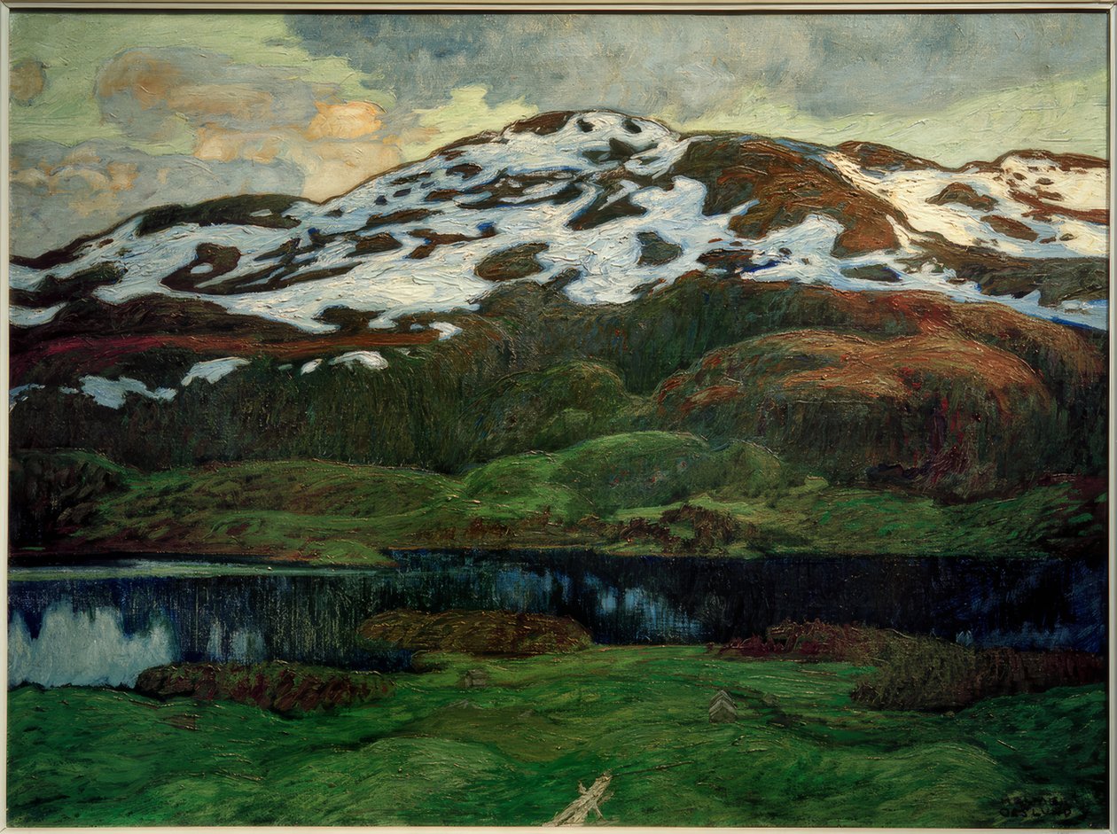 Sommerkveld ved Kallsjön av Helmer Osslund
