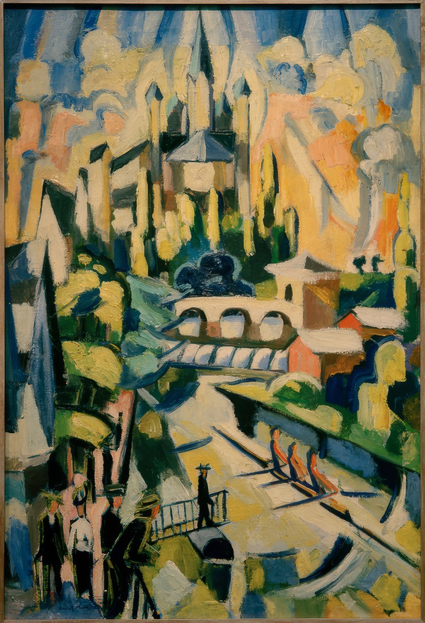 Limburg katedral av Helmuth Macke