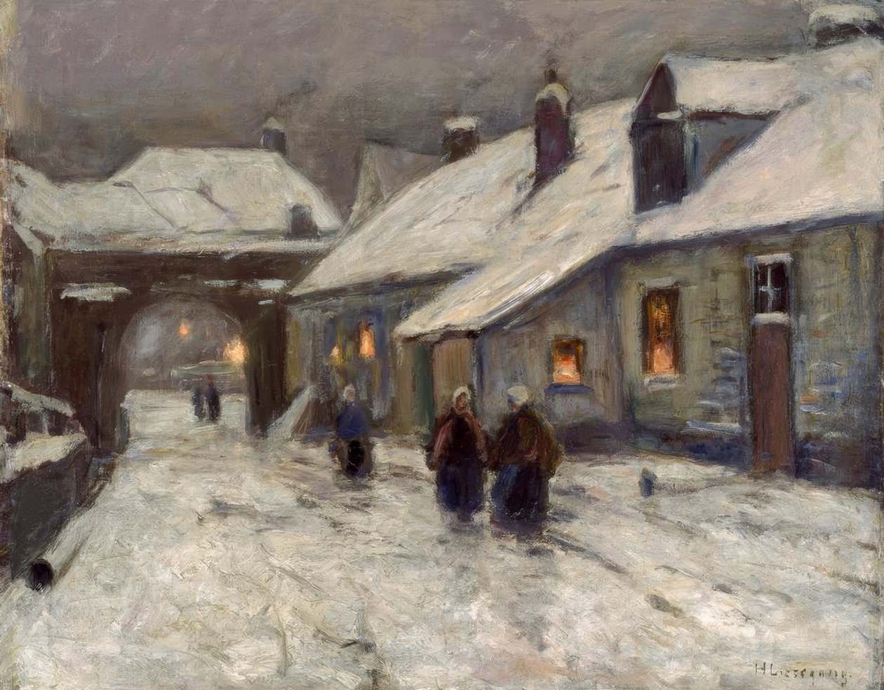 Vinterlandsbygate av Helmuth Liesegang