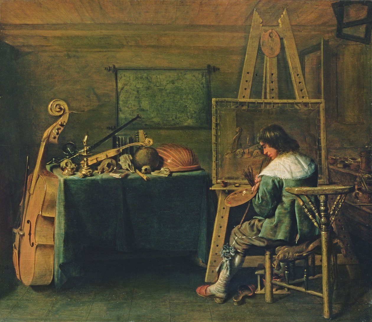 The Artist in his Studio, ca. 1640 (panel) av Hendrick Gerritsz Pot